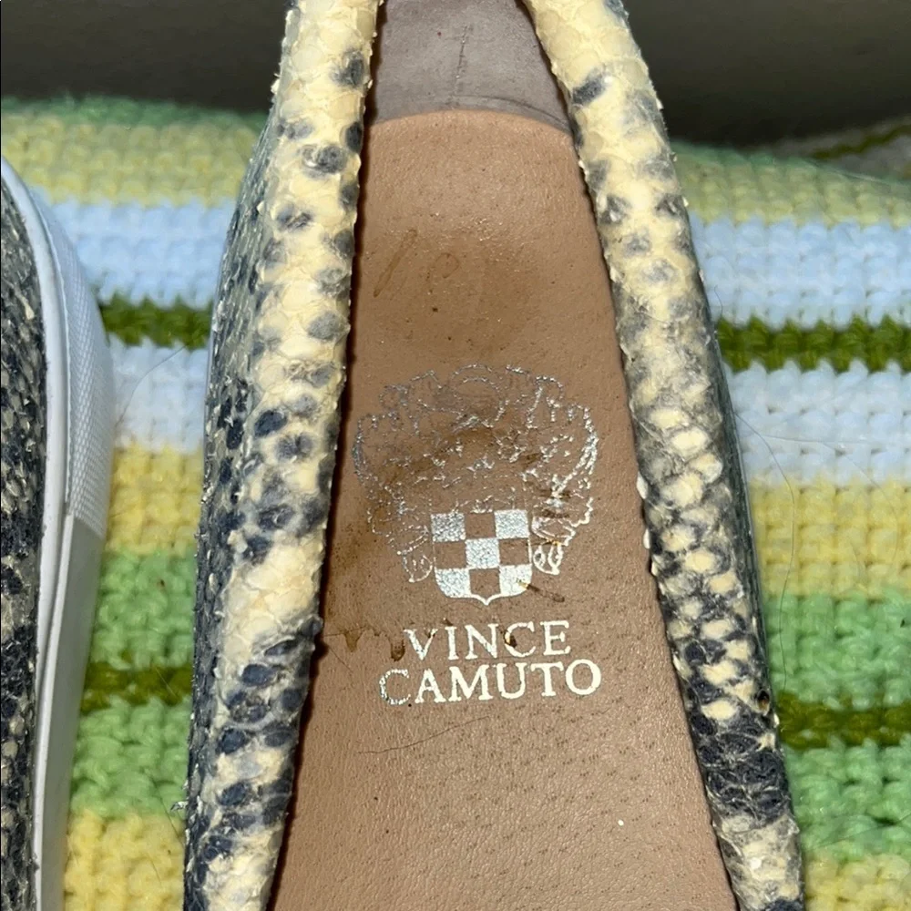 Vince Camuto Snakeskin‎ Slide On Sneakers 9M